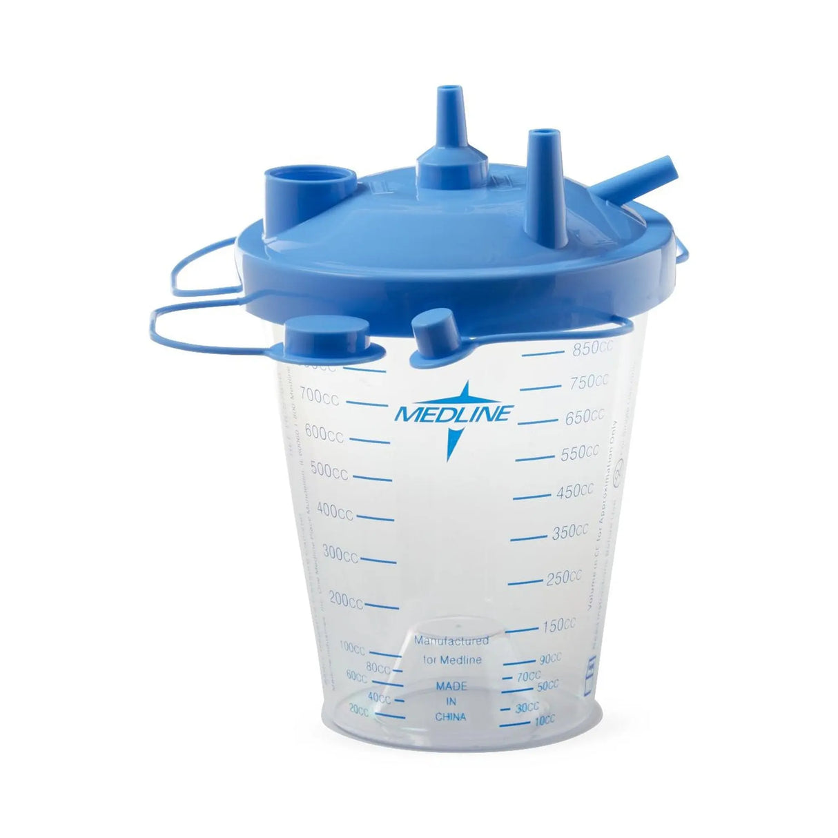 Medline Suction Canister with Lid, 850 mL Medline