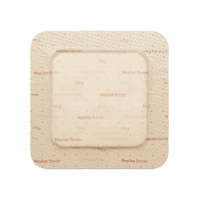 Mepilex® Border Flex Adhesive with Border Foam Dressing, 4 x 4 Inch Mepilex® Border Flex