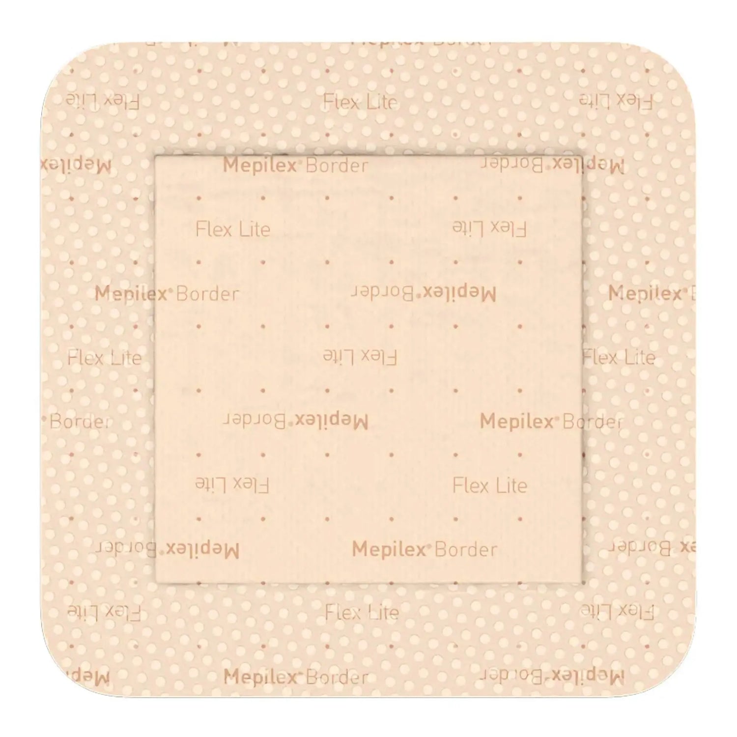 Mepilex® Border Flex Lite Silicone Foam Dressing, 6 x 6 Inch Mepilex® Border Flex Lite