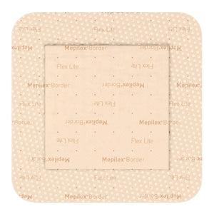 Mepilex® Border Flex Lite Silicone Foam Dressing, 6 x 6 Inch Mepilex® Border Flex Lite