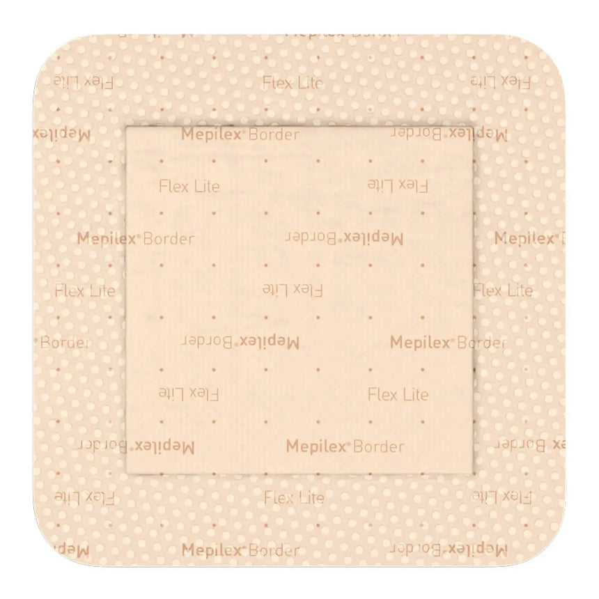Mepilex® Border Flex Lite Silicone Foam Dressing, 6 x 6 Inch Mepilex® Border Flex Lite