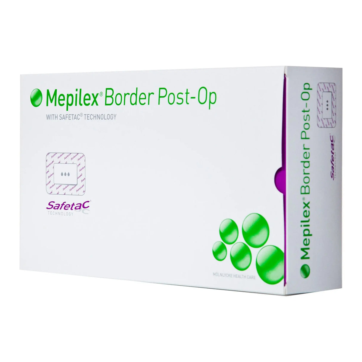 Mepilex® Border Post-Op Adhesive with Border Foam Dressing, 4 x 10 Inch Mepilex® Border Post-Op