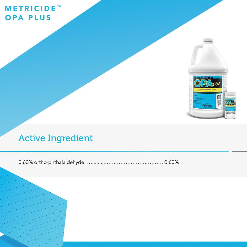 MetriCide® OPA Plus OPA High-Level Disinfectant,1 gal Jug MetriCide™ OPA Plus