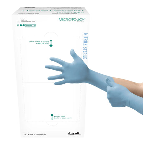 Micro-Touch® Extended Cuff Length Exam Glove, Large, Blue Micro-Touch®