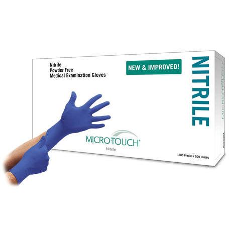 Micro-Touch® Nitrile Exam Glove, Large, Blue Micro-Touch® Nitrile