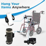 Mobility Aid Combo Pack, Cup Holder, Phone Grip, Bag Hooks Easy Mobility