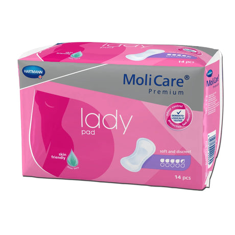 MoliCare Premium Bladder Control Pads, 14-Pack, Moderate Absorbency MoliCare® Premium Lady Pads