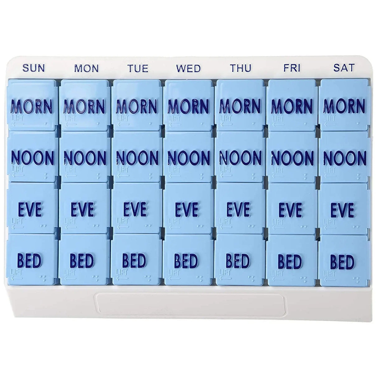 Apex Medi Tray Pill Organizer, Days of the Week / Morn, Noon, Eve, Bed Medi Tray