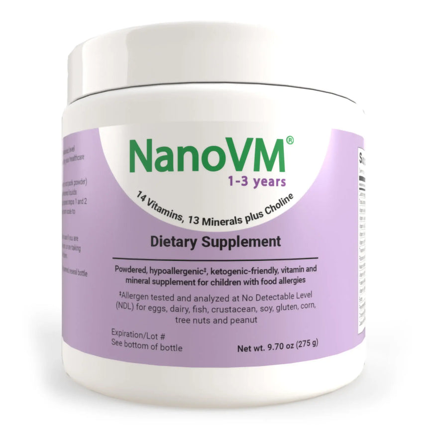 NanoVM® 1 – 3 Years Pediatric Oral Supplement, 275-gram Jar NanoVM® 1 - 3 Years