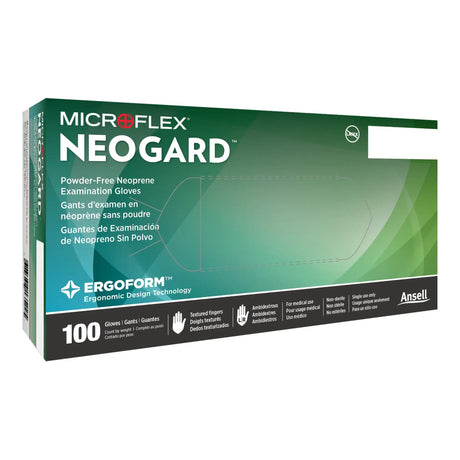 Neogard® Polychloroprene Exam Glove, Small, Green Neogard®