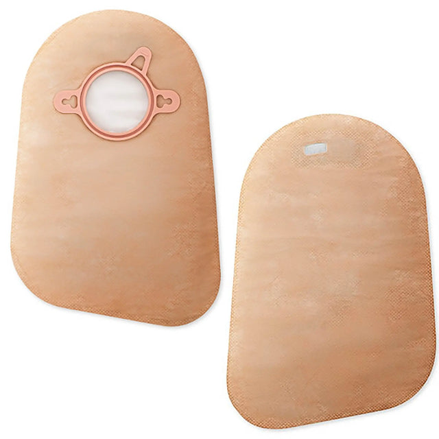 New Image™ Two-Piece Closed End Beige Filtered Ostomy Pouch, 9 Inch Length, 1¾ Inch Flange New Image™