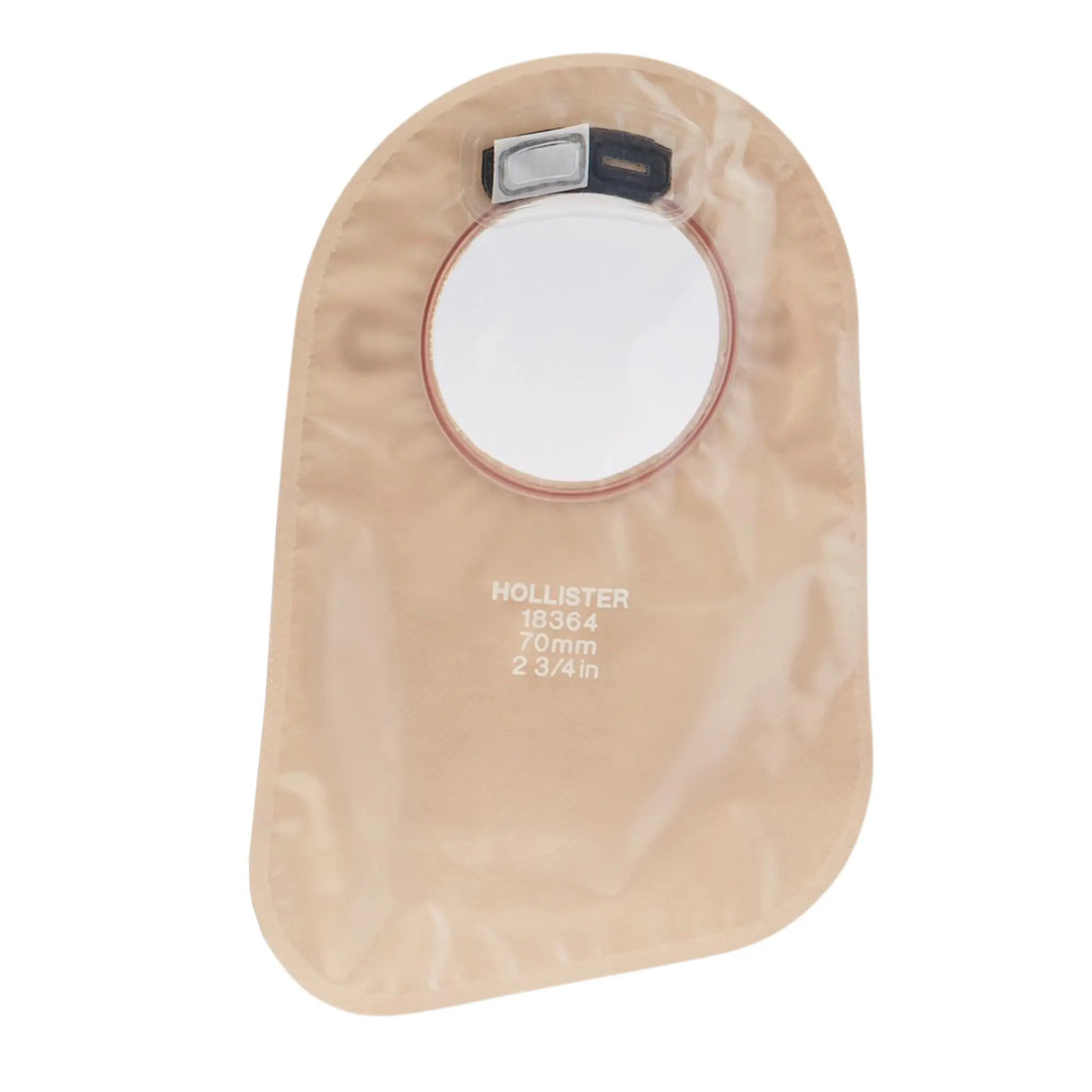 New Image™ Two-Piece Closed End Transparent Filtered Ostomy Pouch, 9 Inch Length, 2¾ Inch Flange New Image™