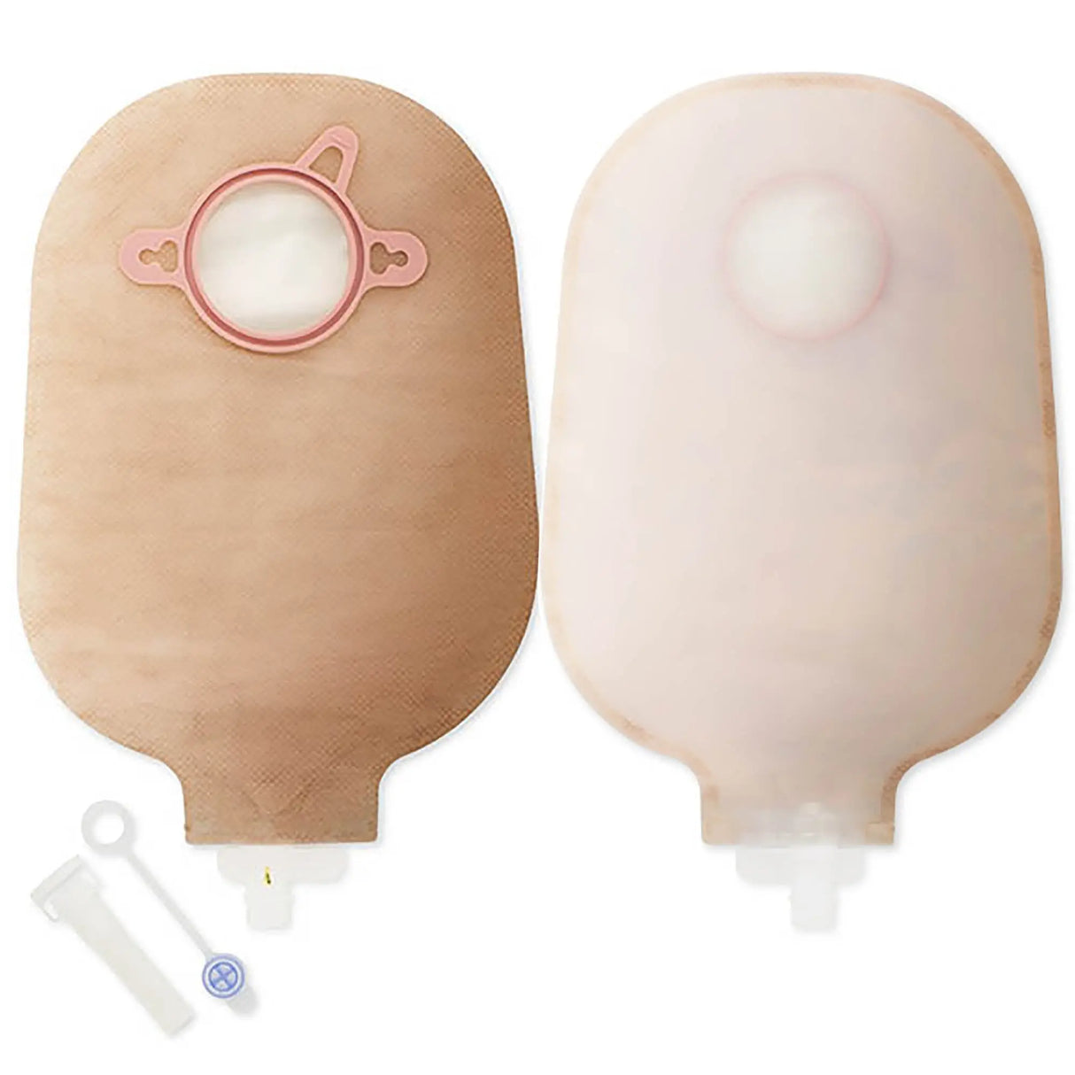 New Image™ Two-Piece Drainable Transparent Urostomy Pouch, 9 Inch Length, 2¼ Inch Flange New Image™