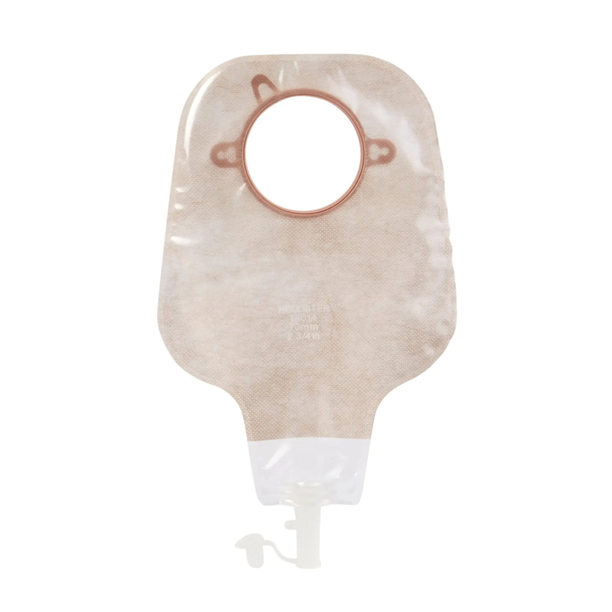 New Image™ Two-Piece Drainable Ultra-Clear Ostomy Pouch, 12 Inch Length, 2¾ Inch Flange New Image™