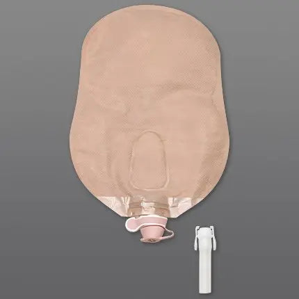 New Image™ Two-Piece Drainable Ultra-Clear Urostomy Pouch, 9 Inch Length, 1¾ Inch Flange New Image™