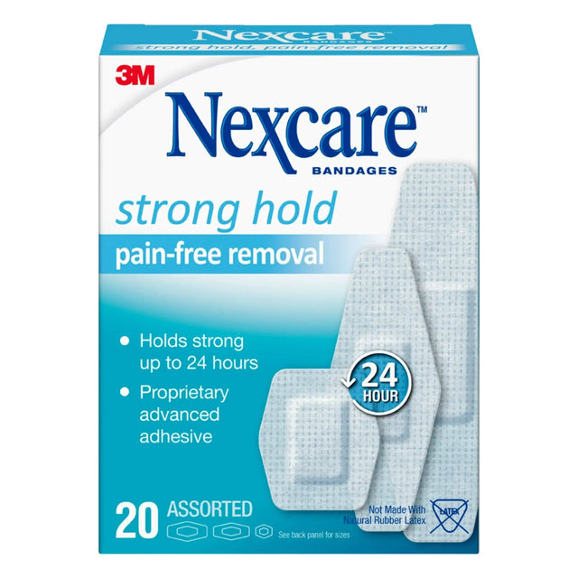 Nexcare™ Sensitive Skin White Adhesive Strip, Assorted Sizes Nexcare™ Sensitive Skin