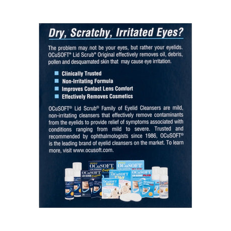 OCuSOFT® Lid Scrub® Eyelid Cleanser OCuSOFT® Lid Scrub®