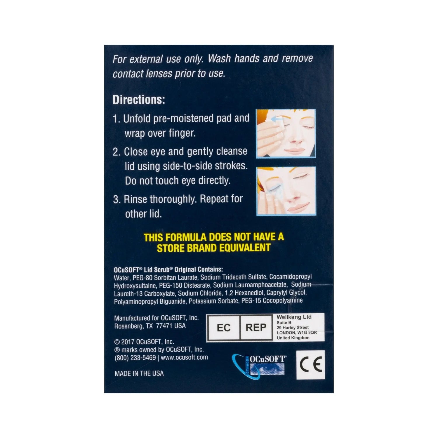 OCuSOFT® Lid Scrub® Eyelid Cleanser OCuSOFT® Lid Scrub®
