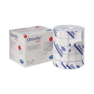 Omnifix® Nonwoven Dressing Retention Tape, 4 Inch x 10 Yard, White Omnifix® Elastic
