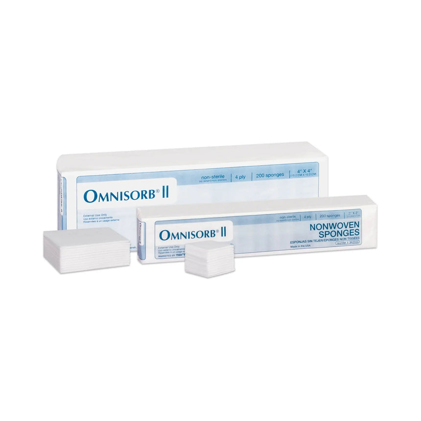 Omnisorb® Nonwoven Sponge, 4 x 4 Inch, 4-Ply Omnisorb®