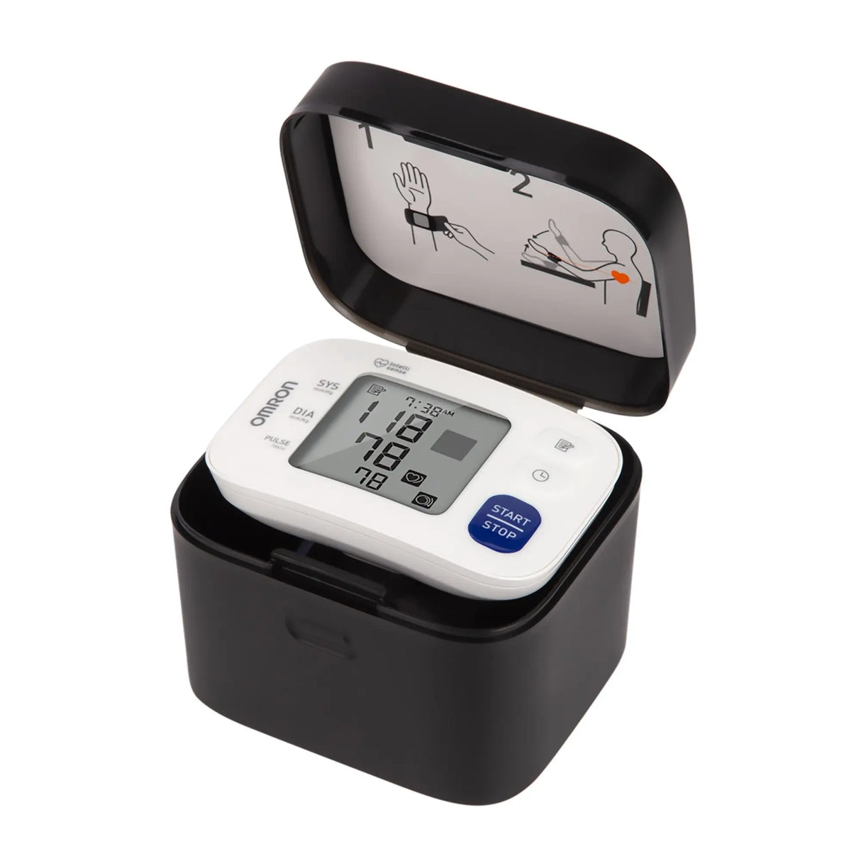 Omron 3 Series Digital Blood Pressure Wrist Unit, Automatic Inflation, Adult, Large Cuff Omron®3 Series™