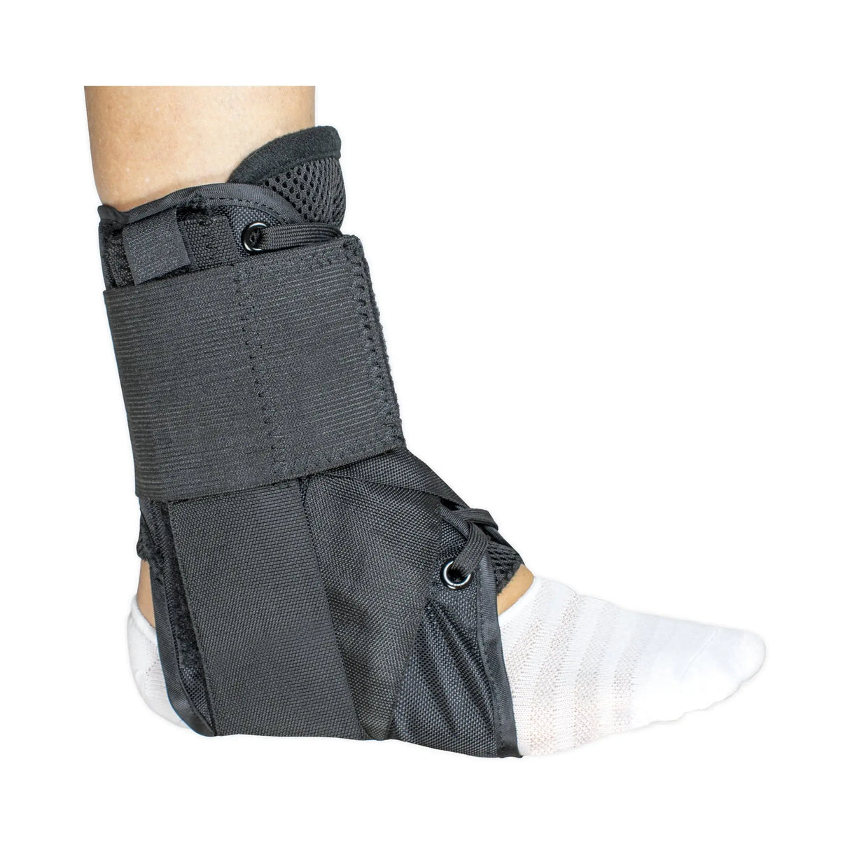 McKesson Low Profile / Open Heel / Open Toe Ankle Brace, Medium - getMovility