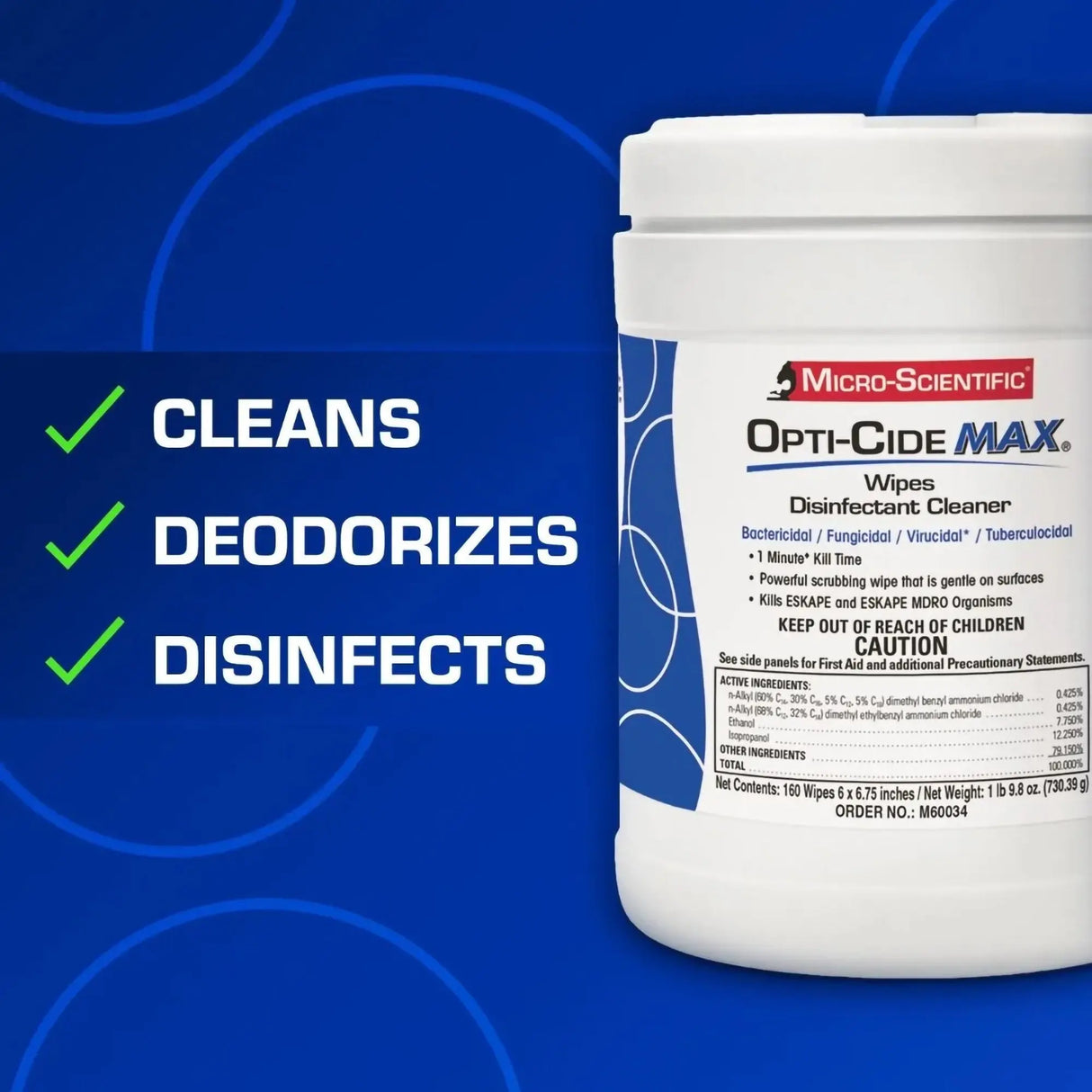 Opti-Cide® Max Surface Disinfectant Cleaner Wipes Opti-Cide® Max