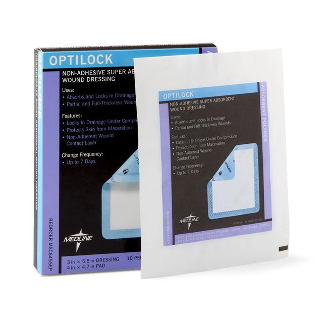 Optilock Nonadhesive Dressing, 5 x 5½ Inch OptiLock®