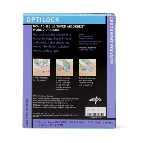 Optilock Nonadhesive Dressing, 5 x 5½ Inch OptiLock®