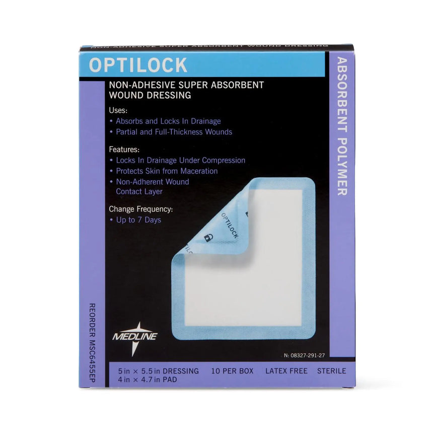 Optilock Nonadhesive Dressing, 5 x 5½ Inch OptiLock®