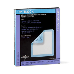 Optilock Nonadhesive Dressing, 5 x 5½ Inch OptiLock®