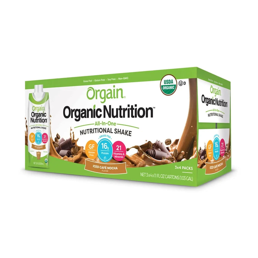 Orgain® Organic Nutrition™ Iced Café Mocha Nutritional Shake, 11-ounce carton Orgain® Organic Nutritional Shake