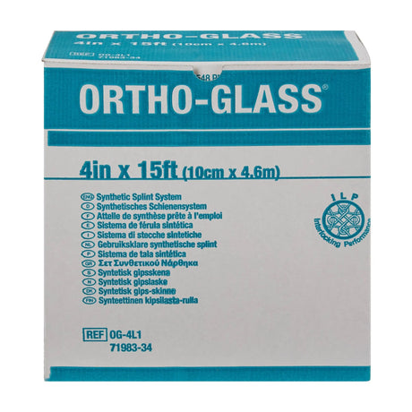 Ortho-Glass® Splint Roll, White, 4 Inch x 5 Yard ORTHO-GLASS®