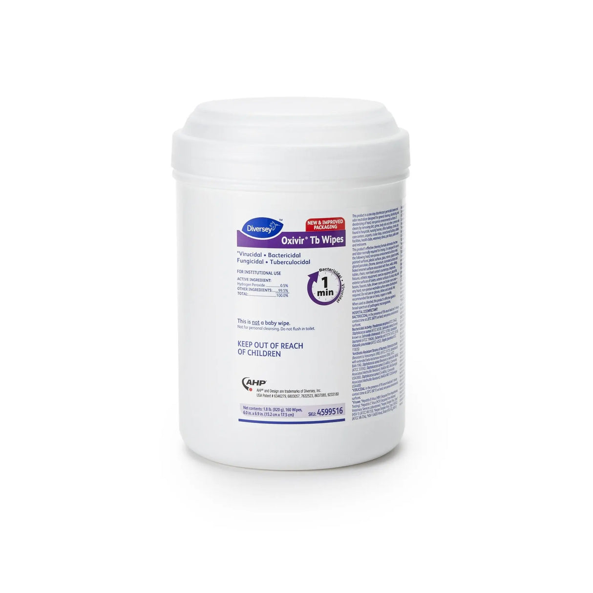 Oxivir® Tb Surface Disinfectant Wipes Diversey™ Oxivir® Tb