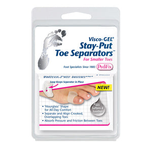 Visco-GEL Stay-Put Toe Separators Small Pk/2