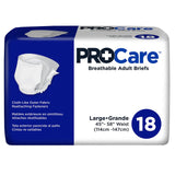 PROCare™ Breathable Adult Incontinence Briefs, Large ProCare™