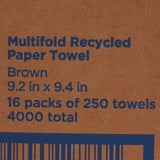 Pacific Blue Basic™ Paper Towel, 250 per Pack, 16 Packs per Case Pacific Blue Basic™