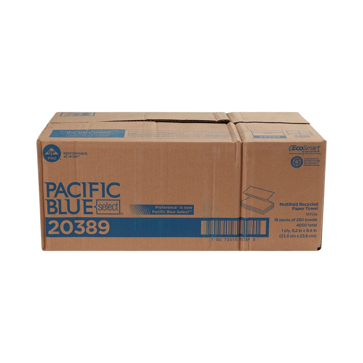 Pacific Blue Select™ 1-Ply Paper Towels, 250 Sheets per Pack Pacific Blue Select™