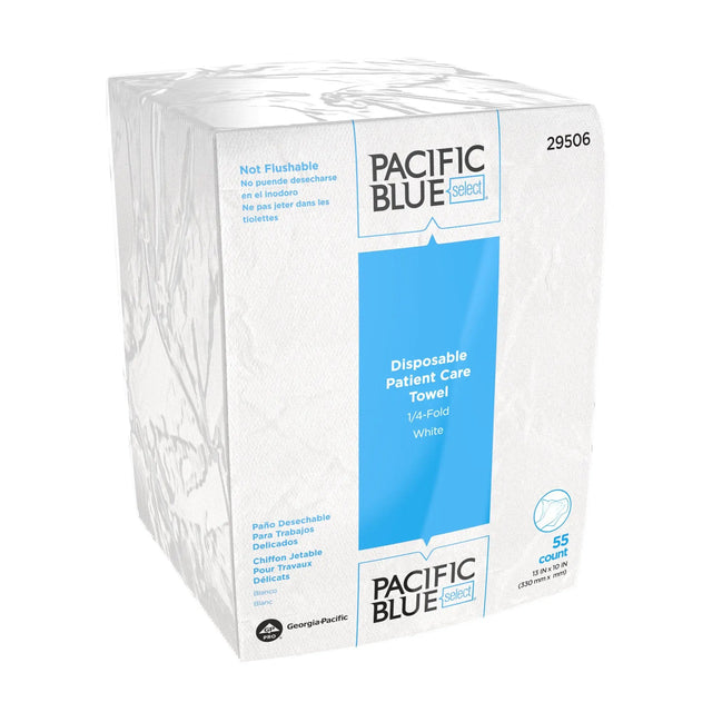 Pacific Blue Select™ Air-laid Bonded Cellulose Washcloth Pacific Blue Select™