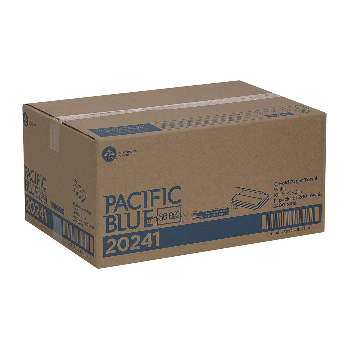 Pacific Blue Select™ Paper Towels, 3¼ x 10¼ Inch Pacific Blue Select™