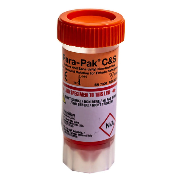 Para-Pak® Single-Vial C and S Stool Specimen Container Para-Pak® Single-Vial C and S