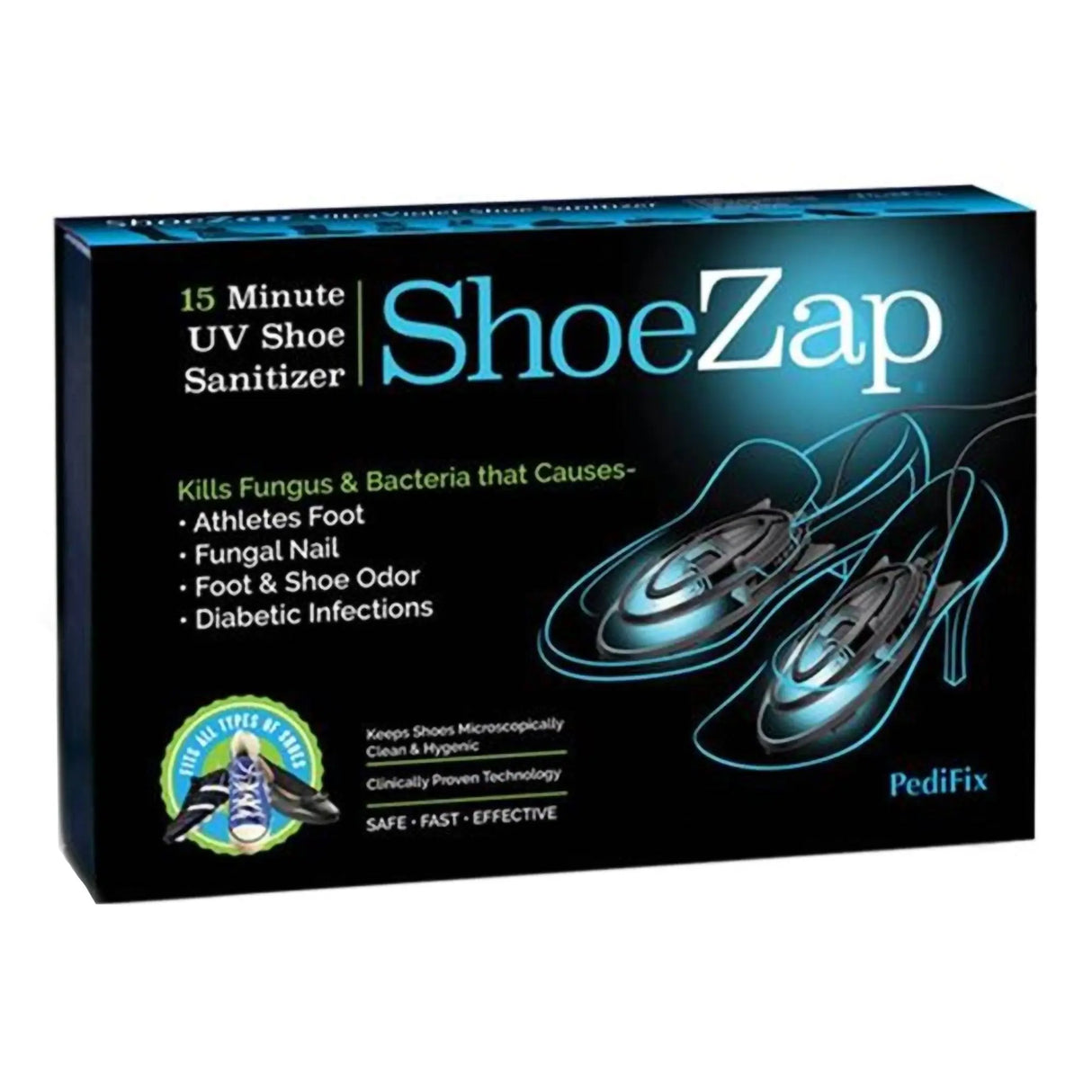 PediFix® ShoeZap® 15 Minute UV Shoe Sanitizer ShoeZap®