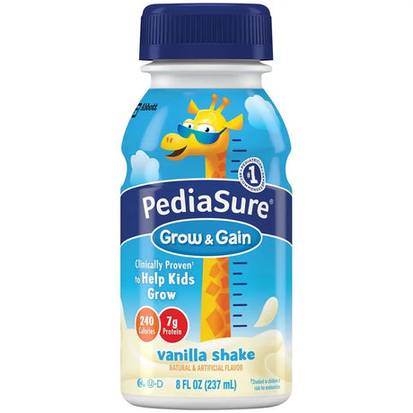 PediaSure® Grow & Gain Vanilla Pediatric Oral Supplement, 8-ounce bottle PediaSure® Grow & Gain Shake