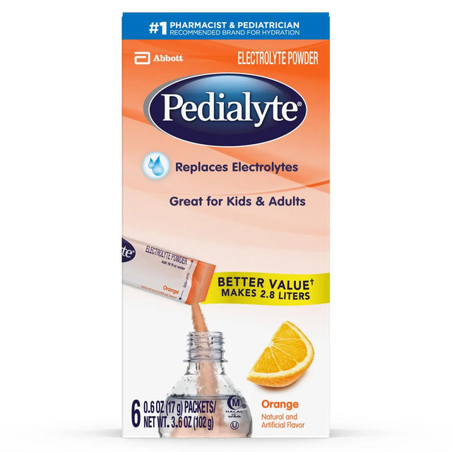 Pedialyte® Orange Electrolyte Powder Pedialyte® Powder Packs