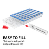 Pharmadose® Locking Pill Planner 7-Day, Four Times a Day Pill Organizer Pharmadose® Locking Pill Planner