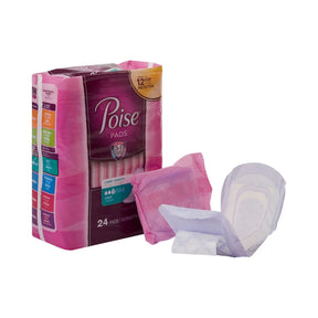 Poise Bladder Control Pad, Long, Light Absorbency, Disposable, Absorb-Loc Core, Female, One Size Fits Most - getMovility