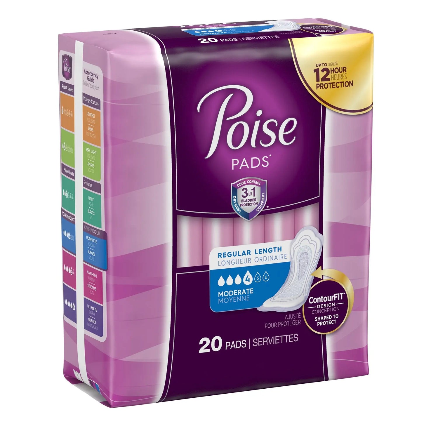 Poise Bladder Control Pads, Adult Women, Disposable - getMovility
