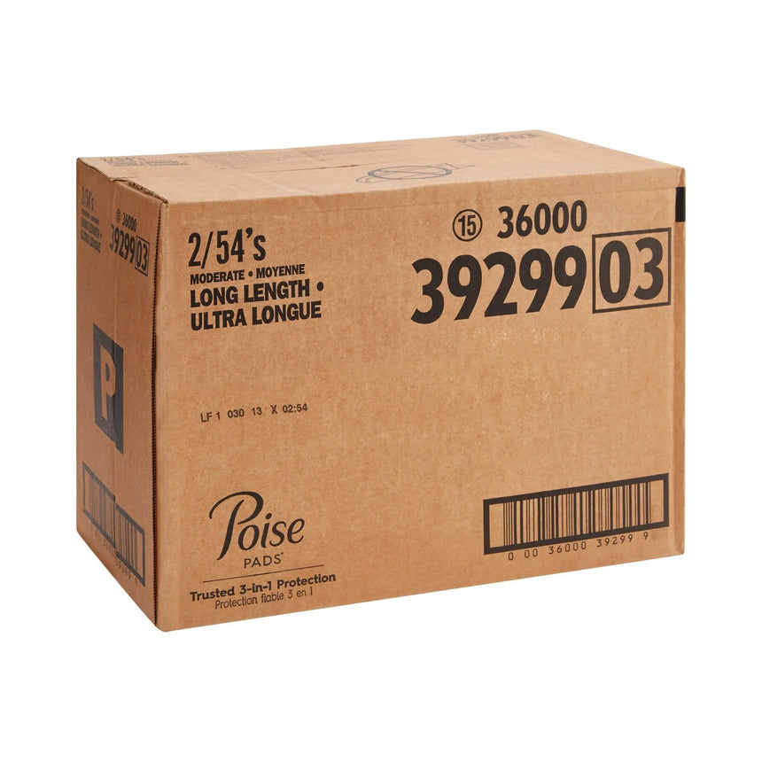 Poise Bladder Control Pads, Adult Women, Moderate Absorbency, Disposable, 12.20" Length - getMovility
