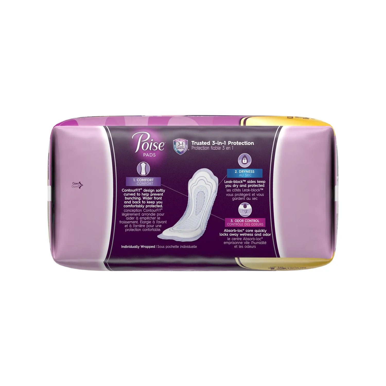 Poise Bladder Control Pads, Heavy Absorbency - getMovility