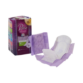 Poise Bladder Control Pads, Light Absorbency, One Size Fits Most, 8.5" Adult, Female, Disposable - getMovility